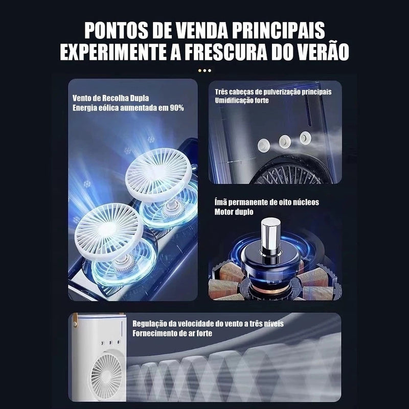 Alliviou - Ar-condicionado e Ventilador Portátil [exclusivo molar]